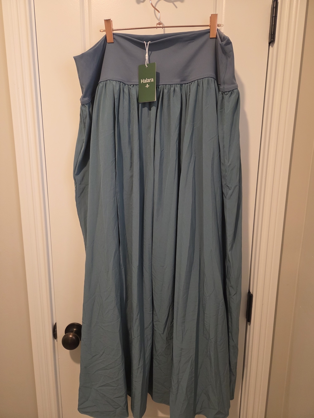 NWT Halara Teal Maxi Skirt 2X